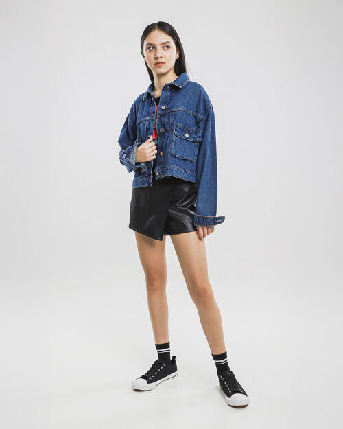Chamarra Cropped Boxy Fit